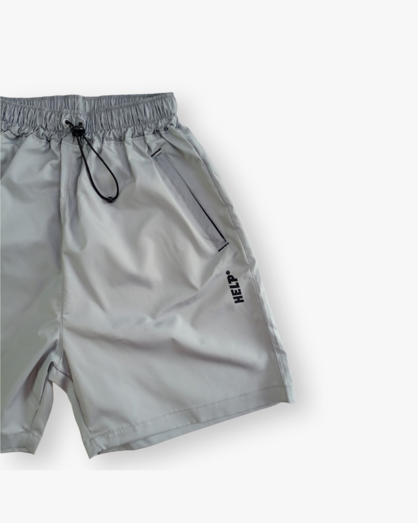 Pantaloneta Corta Deportiva Running HELP ( Gris )