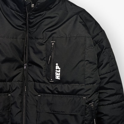Chaqueta Puffer HELP ( Negro )