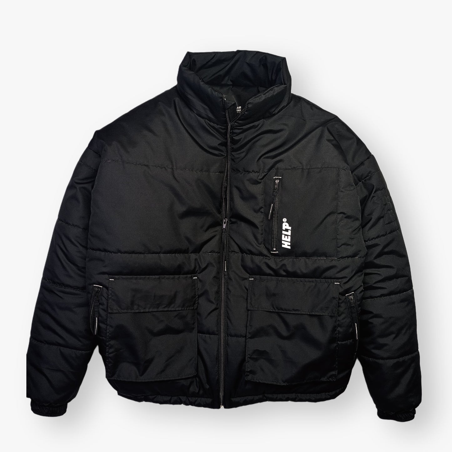Chaqueta Puffer HELP ( Negro )
