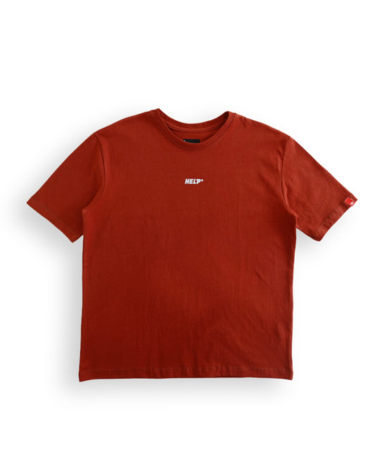 New Camiseta Oversize HELP ( Terracota )