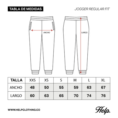 Jogger Unisex HELP ( Azul Profundo )