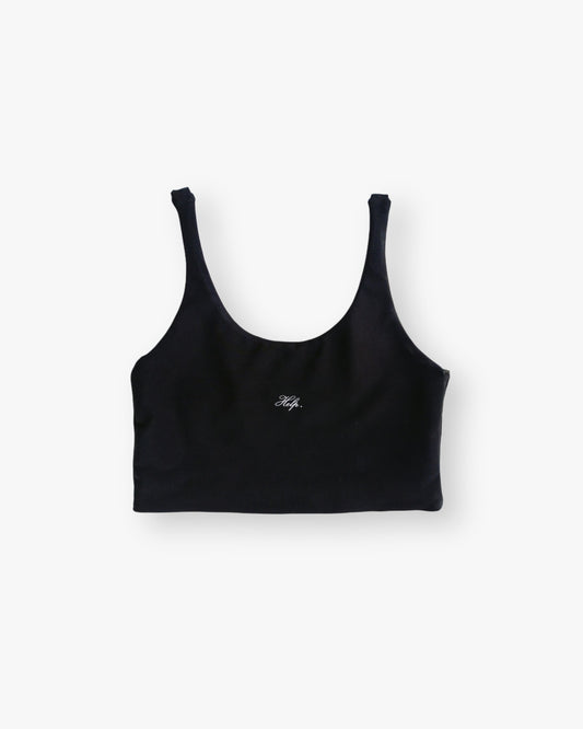Top Deportivo HELP Mujer ( negro )