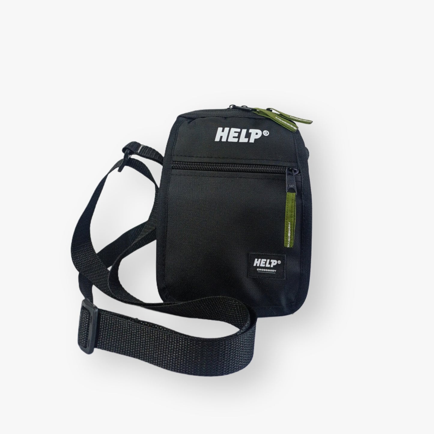 Crossbody HELP® PRO · NEGRO/ VERDE OLIVA\UNISEX