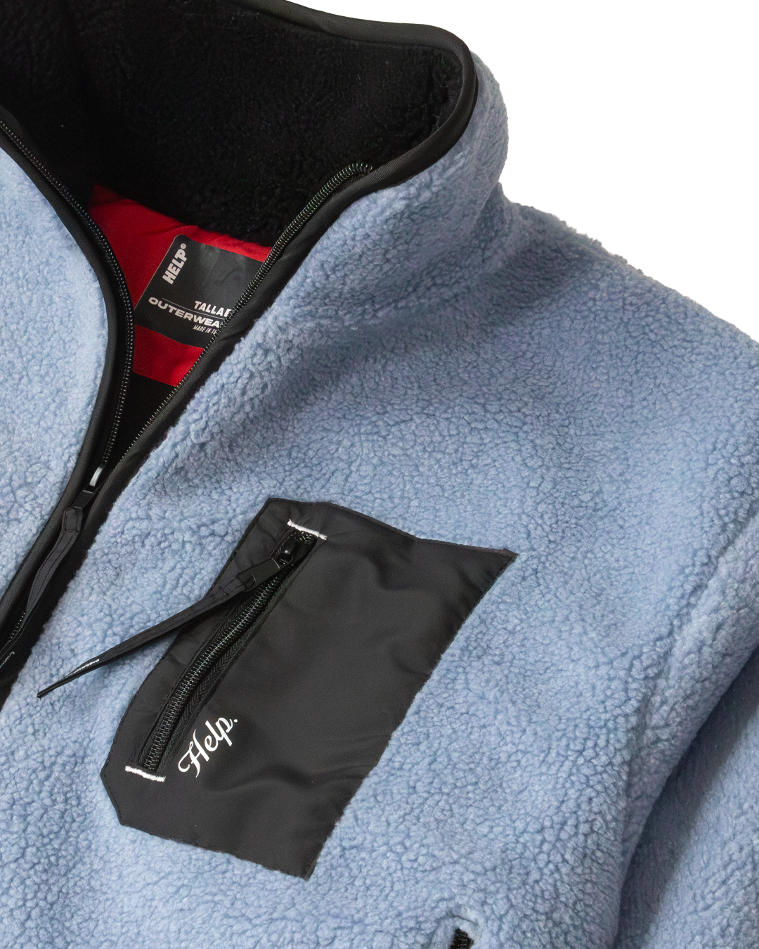 Chaqueta Polar Limited HELP ( Azul Claro )