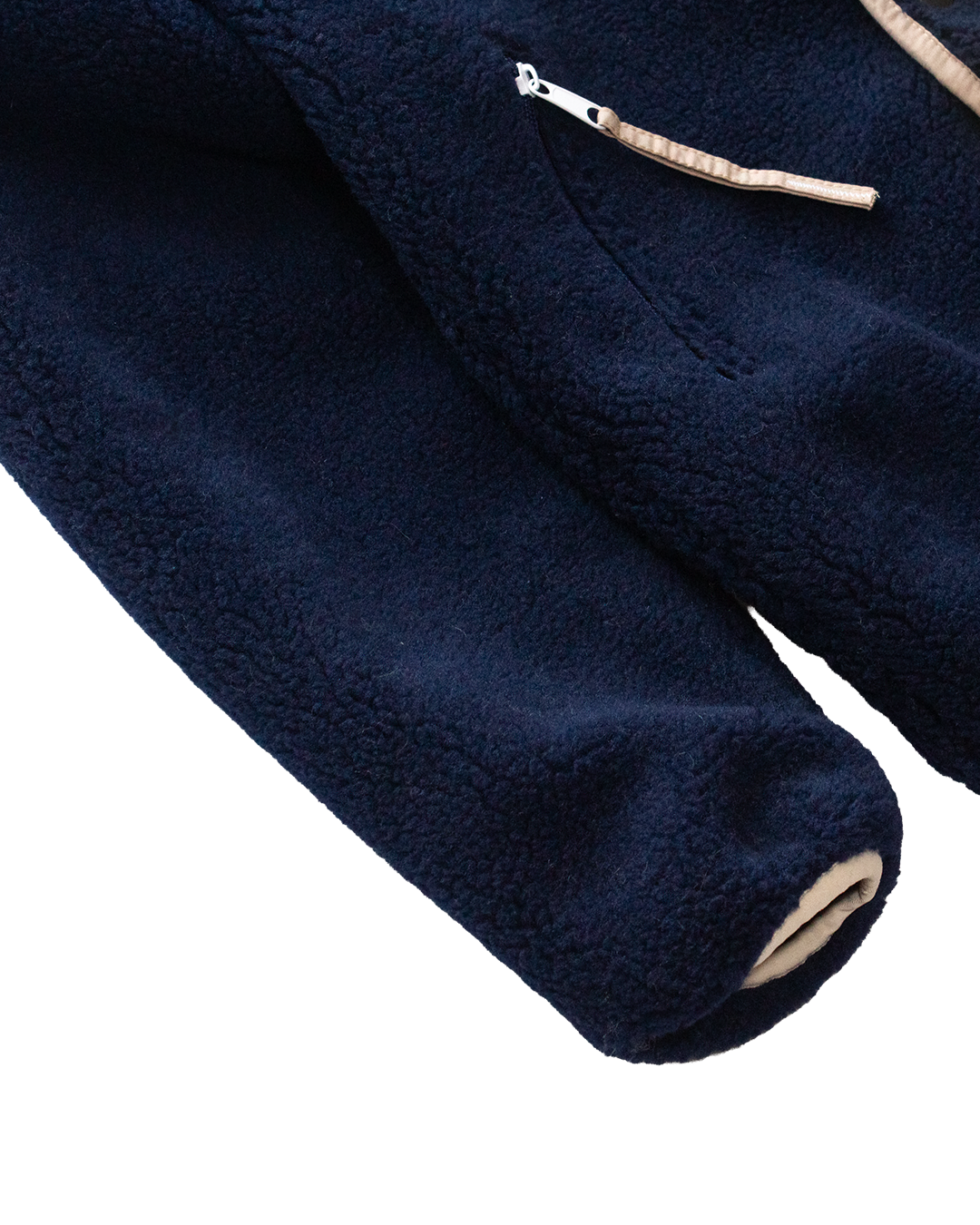 Chaqueta Polar HELP ( Azul-Beige ) UNISEX