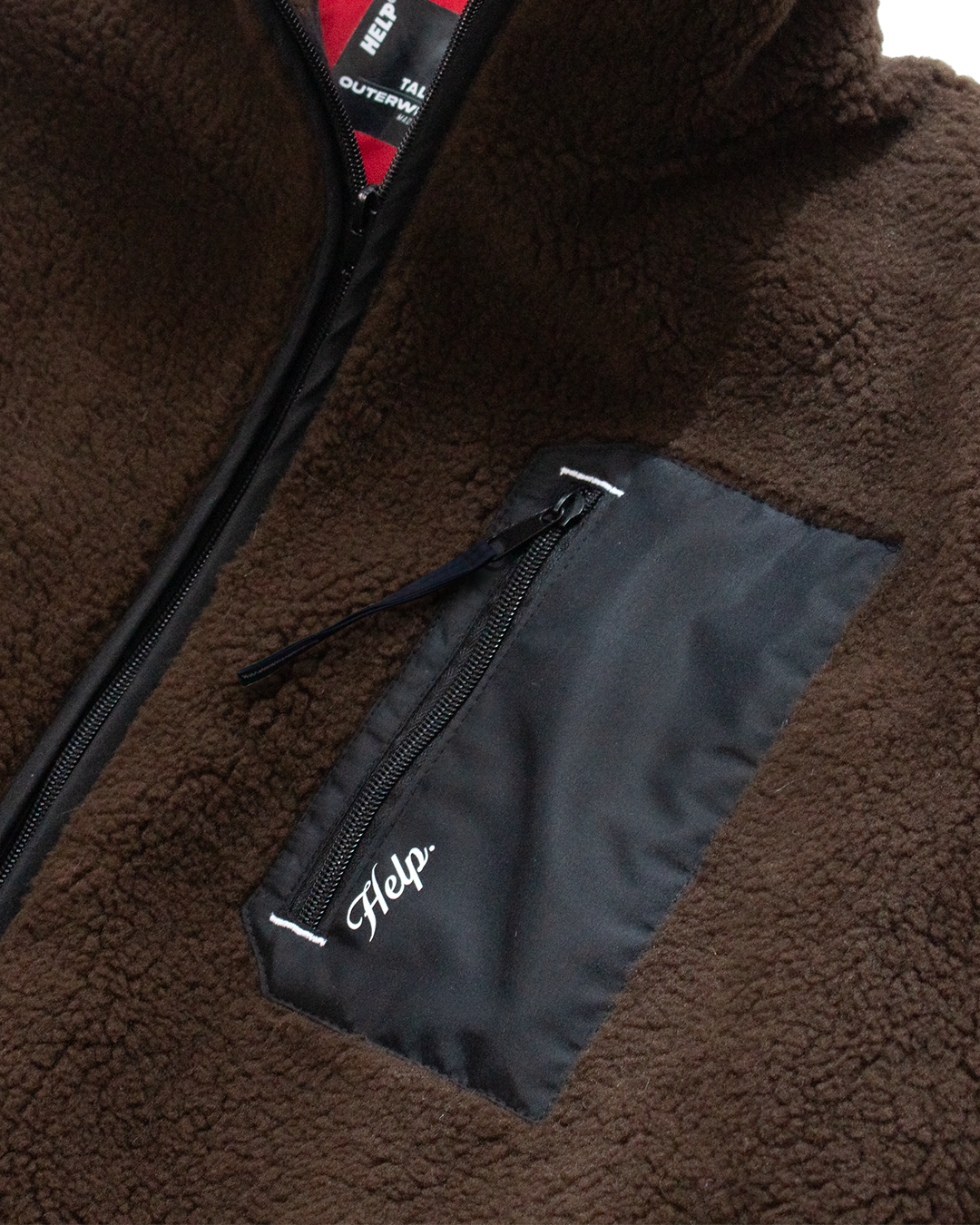 Chaqueta Polar Boxfit Mujer HELP ( Café )