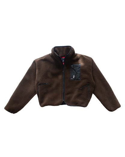 Chaqueta Polar Boxfit Mujer HELP ( Café )