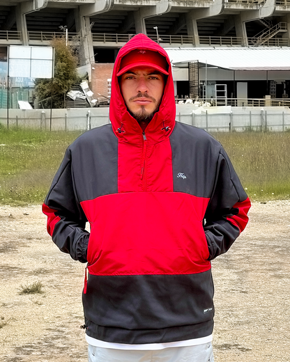 Chaqueta Rompevientos Cargo Pro - Roja
