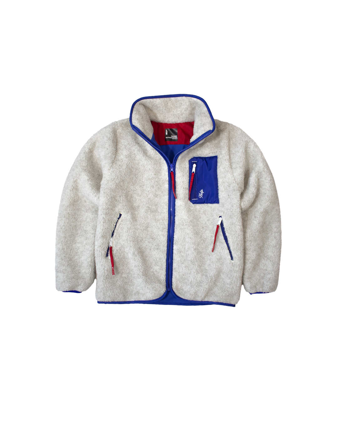 Chaqueta Polar Limited HELP ( Gris Jaspeado Claro )