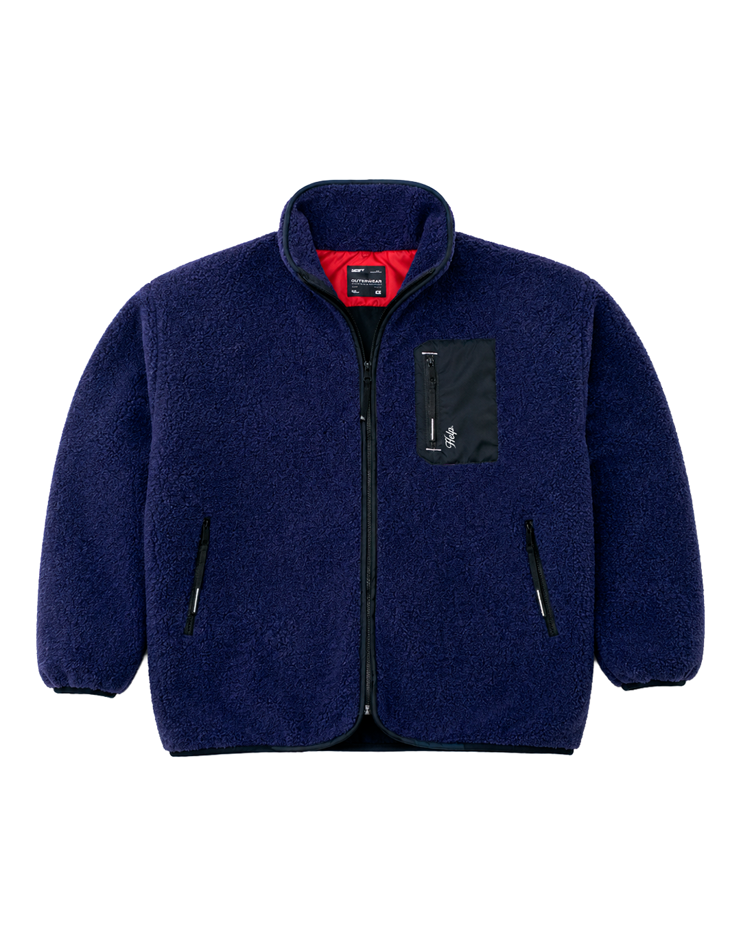 Chaqueta Polar Sherpa HELP Unisex - Morada