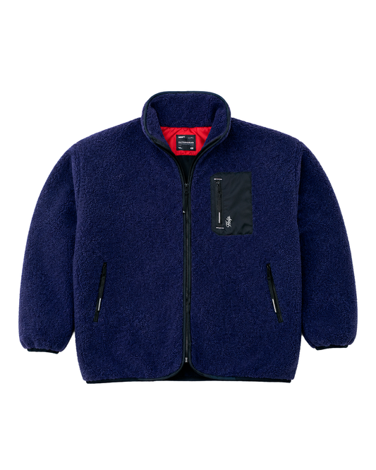 Chaqueta Polar Sherpa HELP Unisex - Morada