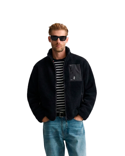 Chaqueta Polar HELP Unisex ( Negro )