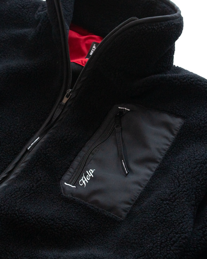 Chaqueta Polar HELP Unisex ( Negro )