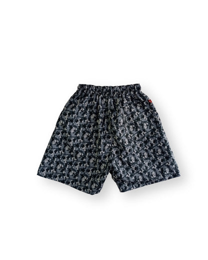 Pantaloneta Corta Deportiva Running HELP ( Gris Camuflado )