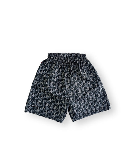 Pantaloneta Corta Deportiva Running HELP ( Gris Camuflado )