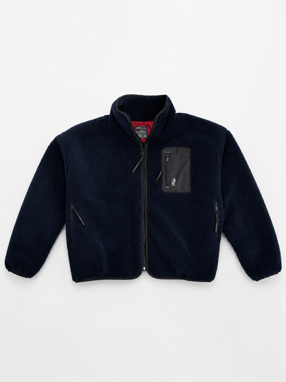 Chaqueta Polar Limited Boxfit HELP - Azul y Negro