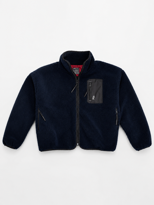Chaqueta Polar Limited Boxfit HELP - Azul y Negro