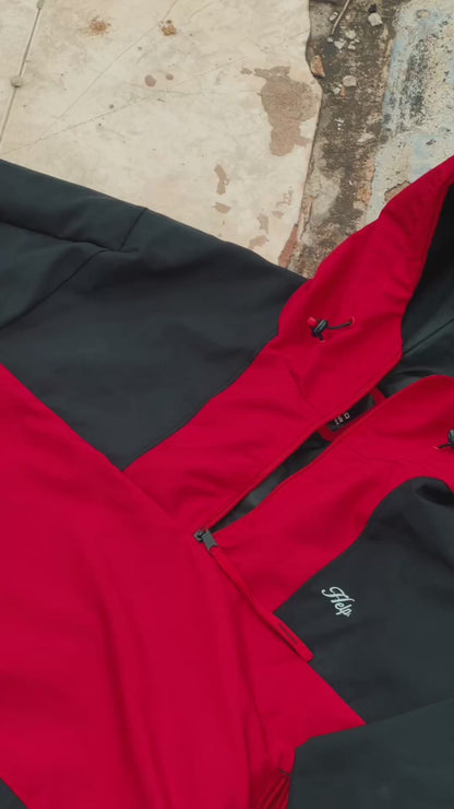 Chaqueta Rompevientos Cargo Pro - Roja