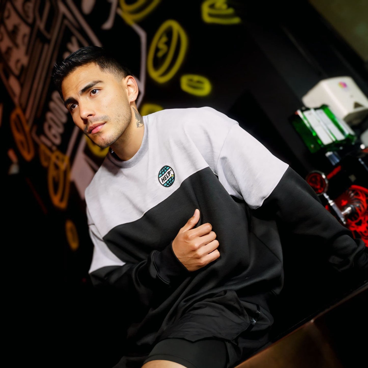 Buso Mix HELP ( Negro-Gris Claro )