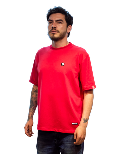New Camiseta BURDA Box-Fit •est 93• ROJO INTENSO