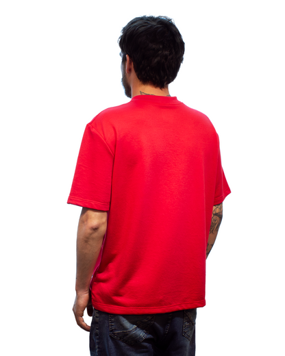 New Camiseta BURDA Box-Fit •est 93• ROJO INTENSO