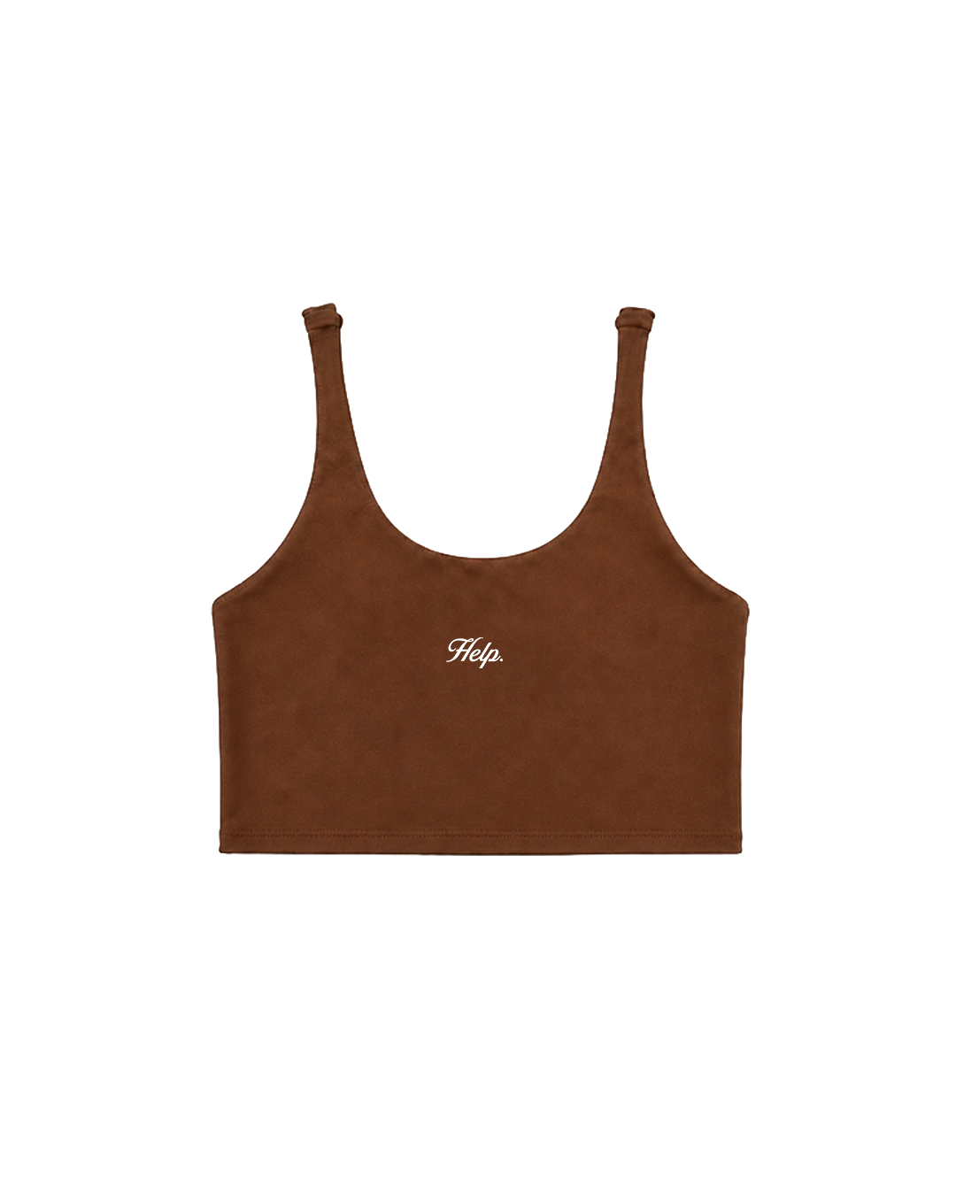 Crop Top Mujer - Café