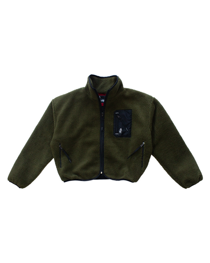 Chaqueta Polar Boxfit Mujer HELP ( Verde )