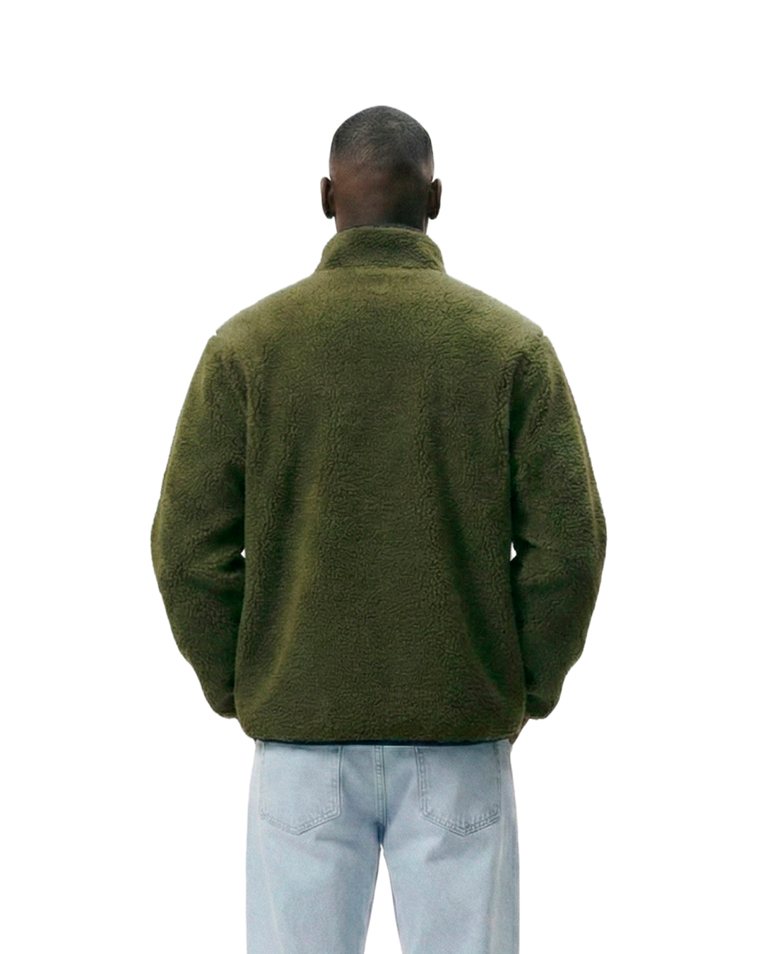 Chaqueta Polar HELP Unisex ( Verde Militar )